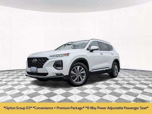 Quartz White 2020 Hyundai SANTA FE SEL 2.4