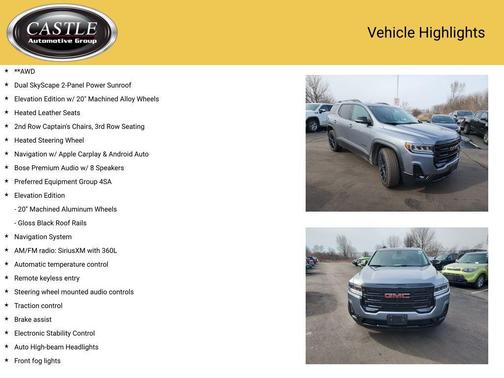 2022 GMC Acadia AWD SLT