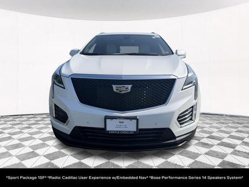 Crystal White Tricoat 2021 Cadillac XT5 Sport