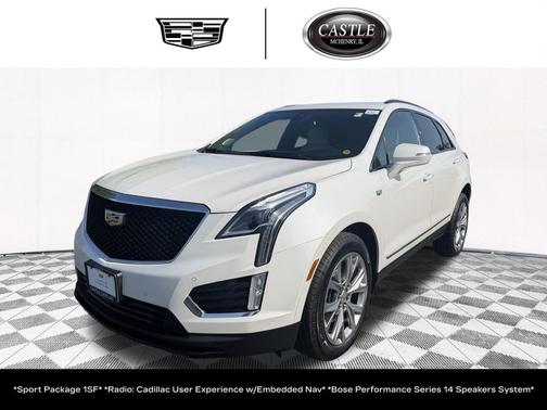 Crystal White Tricoat 2021 Cadillac XT5 Sport