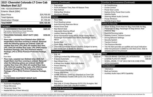 2021 Chevrolet Colorado LT