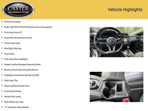 Pearl White 2018 Nissan Rogue SV