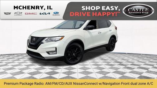 Pearl White 2018 Nissan Rogue SV