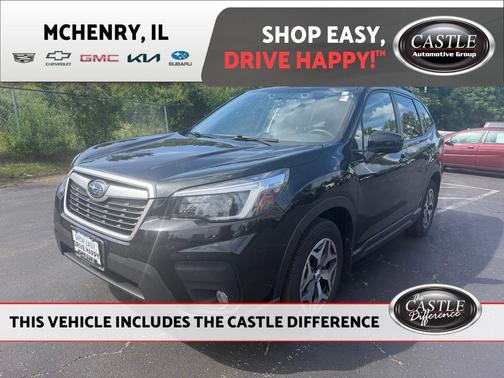 Crystal Black Silica 2021 Subaru Forester Premium