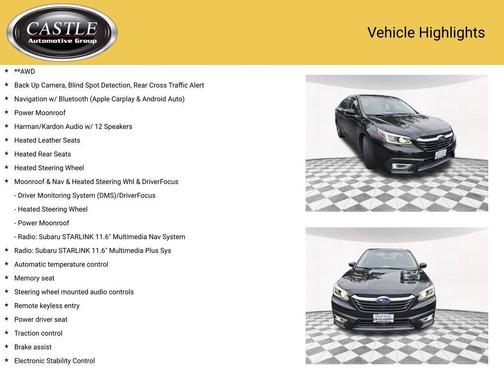 2022 Subaru Legacy Limited