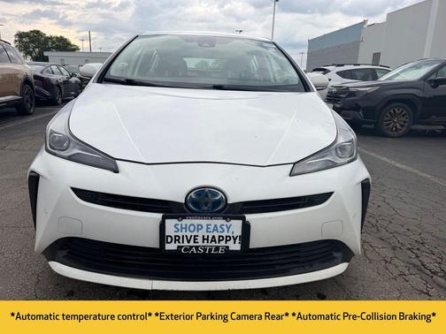 Super White 2021 Toyota Prius LE