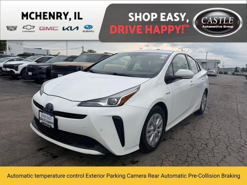 Super White 2021 Toyota Prius LE