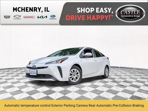 Super White 2021 Toyota Prius LE