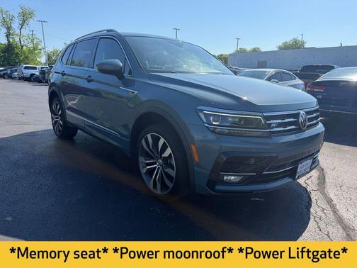 Blue Metallic 2020 Volkswagen Tiguan 2.0T SEL R-Line 4MOTION