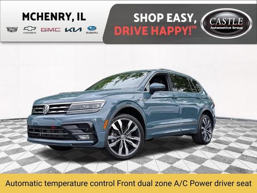 Blue Metallic 2020 Volkswagen Tiguan 2.0T SEL R-Line 4MOTION