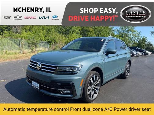 Blue Metallic 2020 Volkswagen Tiguan 2.0T SEL R-Line 4MOTION