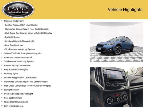 Horizon Blue Pearl 2021 Subaru Crosstrek Premium