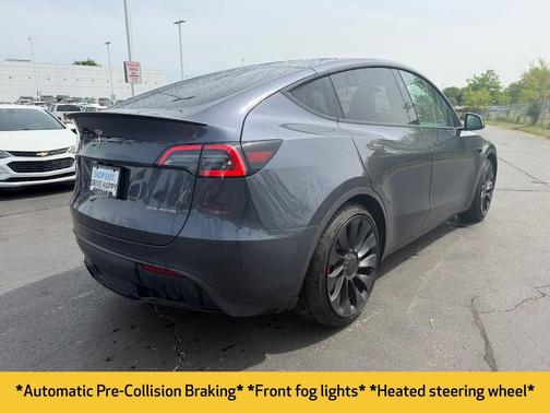 Gray 2023 Tesla Model Y Performance Dual Motor All-Wheel Drive