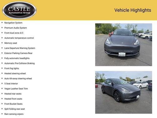Gray 2023 Tesla Model Y Performance Dual Motor All-Wheel Drive