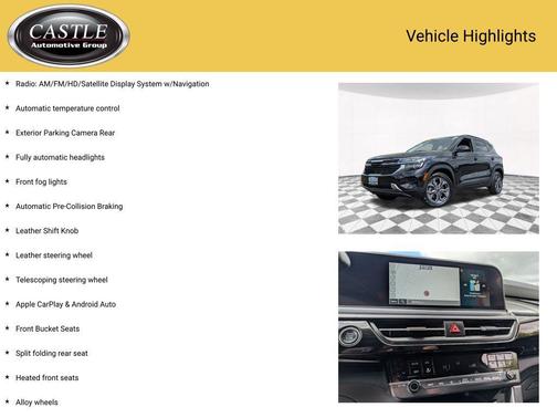 Fusion Black 2024 Kia Seltos S