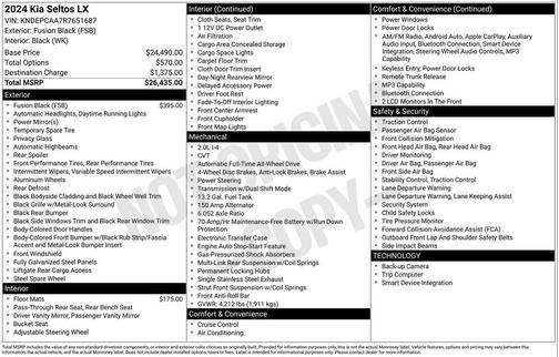2024 Kia Seltos LX