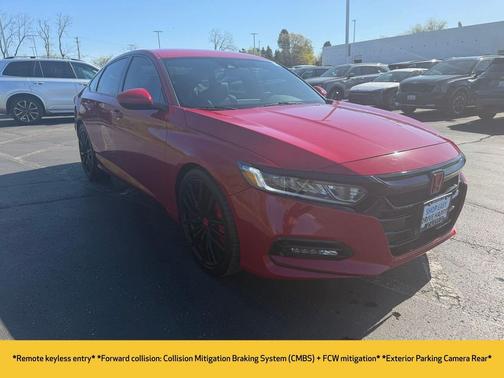 San Marino Red 2019 Honda Accord Sport