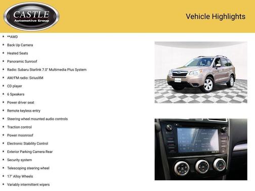 2016 Subaru Forester 2.5i Premium