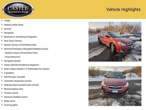 2016 Subaru Crosstrek 2.0i Limited