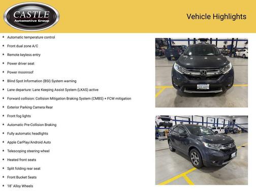 Gunmetal Metallic 2019 Honda CR-V EX