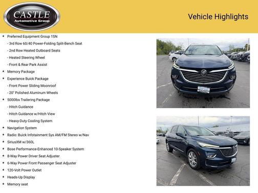 Emperor Blue Metallic 2022 Buick Enclave AWD Premium