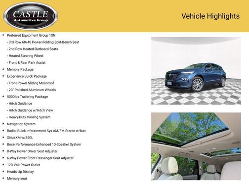 Emperor Blue Metallic 2022 Buick Enclave AWD Premium