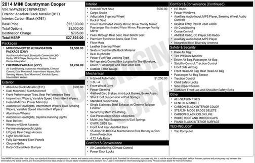 2014 MINI Countryman Cooper
