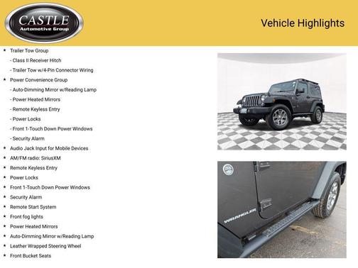 Granite Crystal Metallic Clearcoat 2016 Jeep Wrangler Rubicon