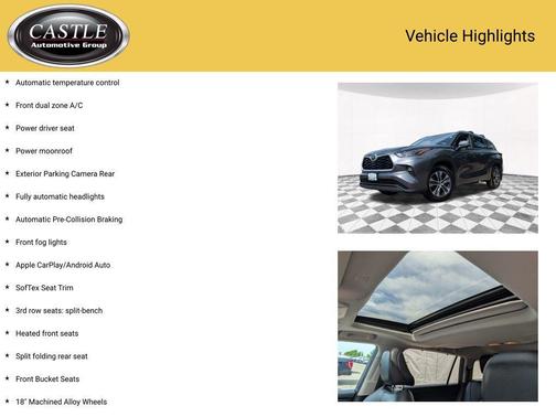 Magnetic Gray Metallic 2021 Toyota Highlander XLE