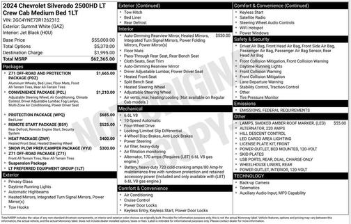 2024 Chevrolet Silverado 2500 LT