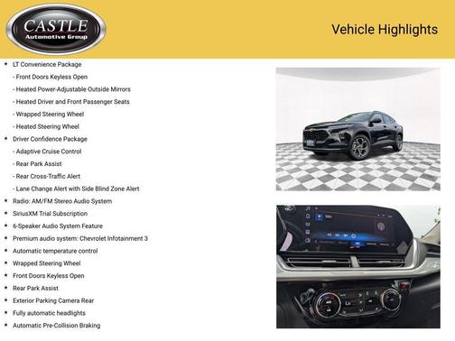 Mosaic Black Metallic 2025 Chevrolet Trax LT