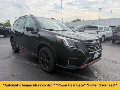 Crystal Black Silica 2024 Subaru Forester Sport