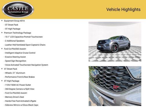 Carbonized Gray Metallic 2022 Ford Explorer ST