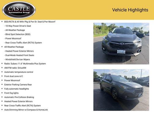 Magnetite Gray Metallic 2025 Subaru Crosstrek Premium