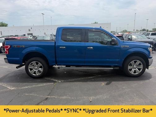 Lightning Blue 2018 Ford F-150 XLT