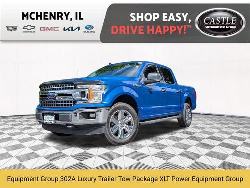 Lightning Blue 2018 Ford F-150 XLT