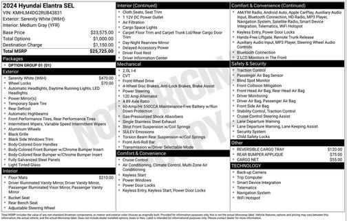 2024 Hyundai ELANTRA SEL