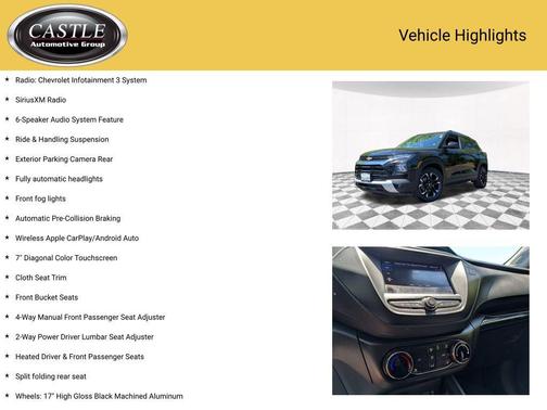 Mosaic Black Metallic 2023 Chevrolet Trailblazer LT
