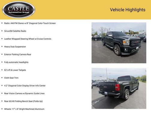 Onyx Black 2015 GMC Sierra 1500 SLE
