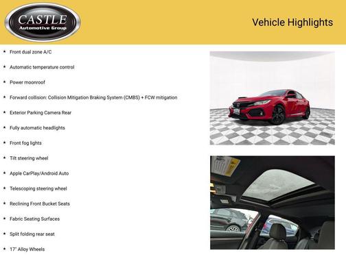 Rallye Red 2019 Honda Civic EX