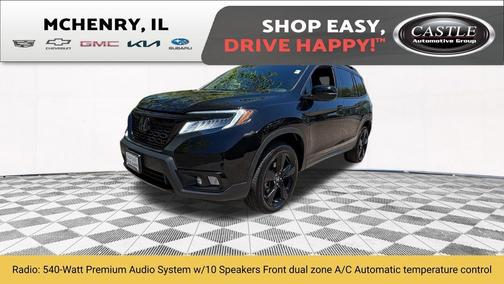 Black 2019 Honda Passport Elite