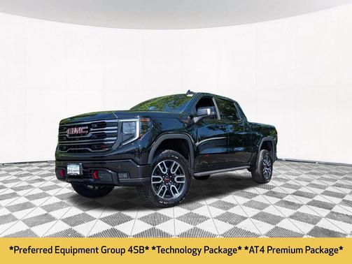 Onyx Black 2025 GMC Sierra 1500 AT4