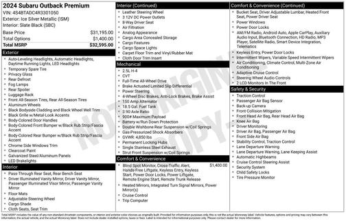 2024 Subaru Outback Premium