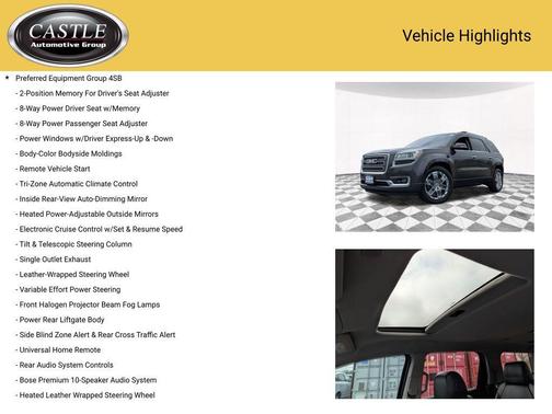Iridium Metallic 2017 GMC Acadia Limited Limited