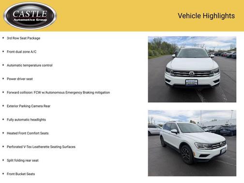 Pure White 2021 Volkswagen Tiguan 2.0T SE