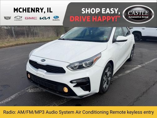 Clear White 2020 Kia Forte LXS