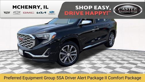 Ebony Twilight Metallic 2018 GMC Terrain Denali