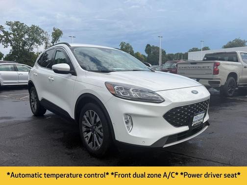 White Metallic 2020 Ford Escape Titanium