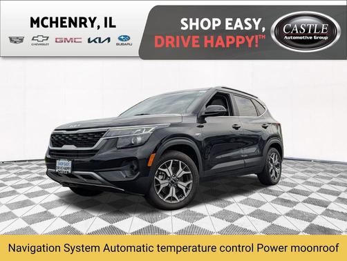 Cherry Black 2023 Kia Seltos EX