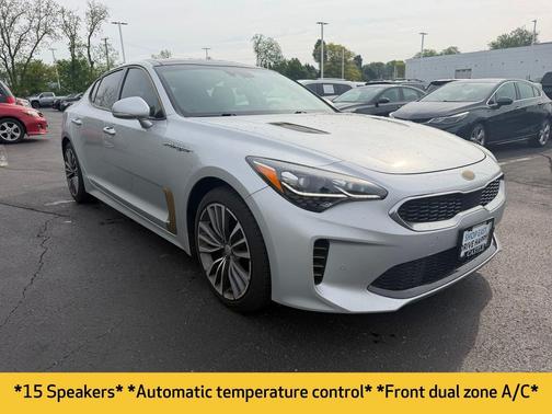 Silky Silver 2018 Kia Stinger Premium